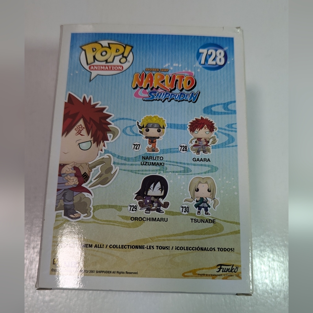 Funko Pop Animation Naruto Shippuden Gaara Vinyl Figure #728 - Picture 5 of 7
